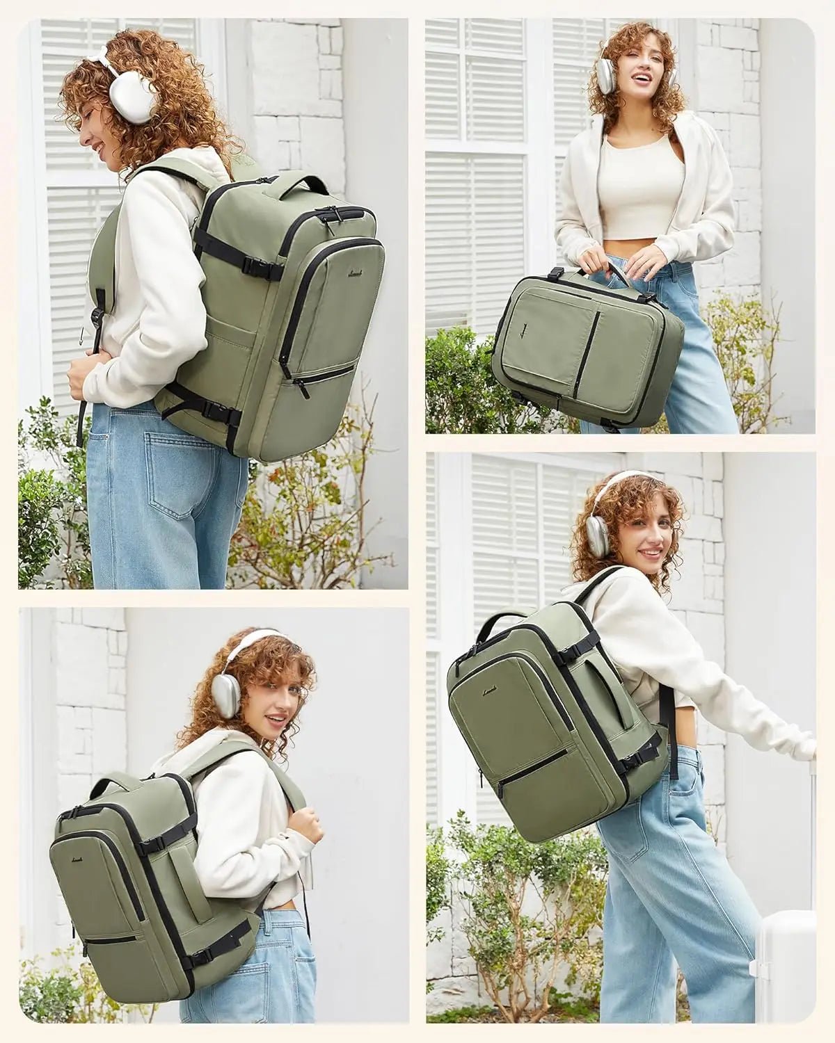 40L Travel Backpack Carry On, Airline Approved with Laptop Compartment & Packing Cubes - Image 6
